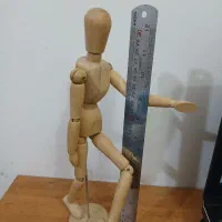 آدمک چوبی فیگور طراحی 30 سانتی