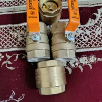 شیرآلات دو اینچ استارکو یک طرفه و دسته گازی|مصالح و تجهیزات ساختمان|اهواز, فاز ۱ پادادشهر|دیوار
