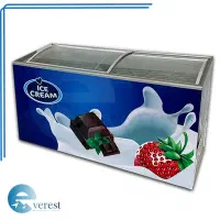 یخچال فریزر مرغ بر یخچال بزرگ به صورت چک و نقد