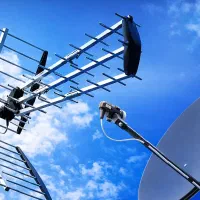نصب و تنظیم آنتن و تلویزیون