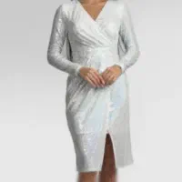 ماکسی مجلسی پولکی|لباس|مراغه, |دیوار