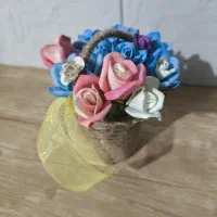 گل مصنوعی|صنایع دستی و سایر لوازم تزئینی|هشتگرد, هشتگرد قدیم|دیوار