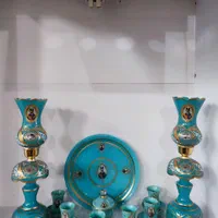 لاله شمعدانی شاه عباسی جفت|ریسه و چراغ تزئینی|شیراز, بازار|دیوار