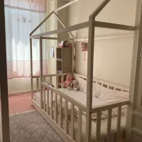 دو عدد تخت یک نفره چوب|تخت و سرویس خواب|تهران, جردن|دیوار