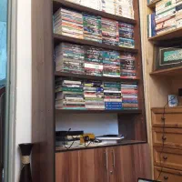 کتابخانه|کتابخانه، شلف، قفسه‌های دیواری|مشهد, الهیه|دیوار