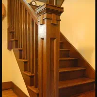 پله ونرده چوبی ،نرده شیشه و فرفورژه|خدمات پیشه و مهارت|رامجین, |دیوار