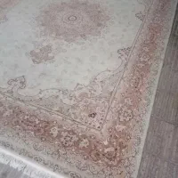 فرش ۹ متری گل ابریشمی برجسته