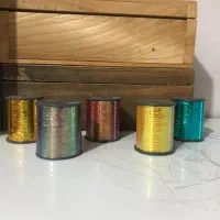 نخ رنگی گل دوزی