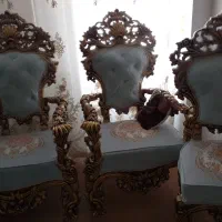 مبل ۹ نفره پنجه طلایی سلطنتی با عسلی