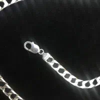 زنجیر نقره ایتالیایی مدل کارتیه ژاپنی