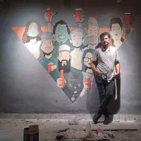 طراحی و نقاشی دیواری|خدمات پیشه و مهارت|آمل, |دیوار