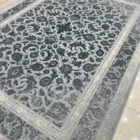 فرش ۷۰۰ شانه طوسی سبز افشان|فرش|کرج, اصفهانی‌ها|دیوار