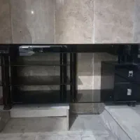 میز تلویزیون شیشه ای ۱۲۰ سانت