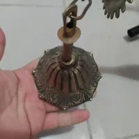 لوستر6شاخه برنزقدیمی-وزن6کیلوونیم-قیمت5تومن مقطوع|لوستر و چراغ آویز|کاشان, امیرکبیر|دیوار