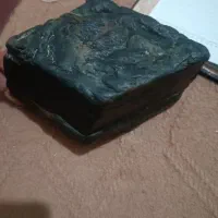 شهاب سنگ و الماس کربنادو و ی سنگ سبز دارای زیبا