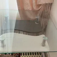 فروش میز نهارخوری شیشه ای بدون صندلی|میز و صندلی غذاخوری|قم, منبع آب|دیوار