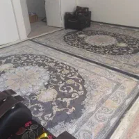 دو تخته فرش ۱۲متری گل برجسته طلاکوب سالم در حد نو|فرش|تهران, تهرانسر غربی|دیوار