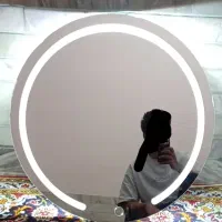 آینه بک لایت دایره ای
