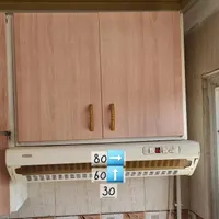 کابینت فلزی ابگرمکن هود|آب‌چکان و نظم‌دهنده ظروف|تویسرکان, |دیوار