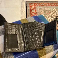 کیف پول مردانه چرم پوست ماری شیک