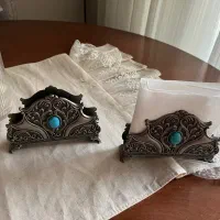 جا دستمالی سیلور ۲ عدد|ظروف سرو و پذیرایی|تهران, امام زاده عبدالله|دیوار