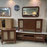 فروش ست حصیری میز تلویزیون کنسول جاکفشی اقساطی|میز تلویزیون|کرمانشاه, |دیوار