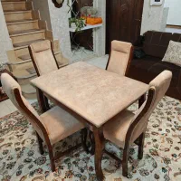 میز نهار خوری چهار نفره|میز و صندلی غذاخوری|رشت, شهریاران|دیوار