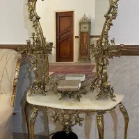 ساعت ایستاده کنار سالنی برنز آینه شمعدان|ساعت دیواری و تزئینی|زنجان, |دیوار