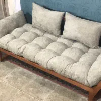 کلاسیک راحتی چوبی کاناپه مدل آوینا