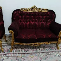 مبلمان نیمه استیل ۹ نفره