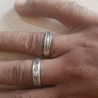 حلقه نقره جفت