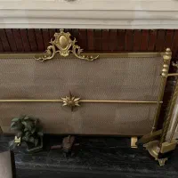 محافظ شومینه برنز