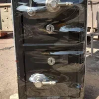 گاوصندوق رنگ استاتیک دوطبقه 100سانتی پوشه خور|ابزارآلات|اندیشه, |دیوار