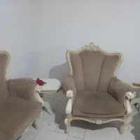 مبل فرانسوی نسکافه ای|مبلمان خانگی و میز عسلی|پرند, فاز ۶|دیوار