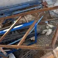 قوطی ونبشی وسقف فلزی سفید وابریز