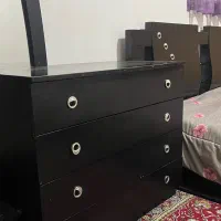 تخت کمد دراور آیینه|تخت و سرویس خواب|گرمسار, |دیوار