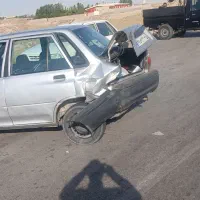 باسلام پراید دوگانه مدل ۸۴ تصادفی