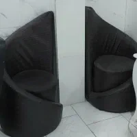 صندلی حلزونی چرمی گاوصندوق دوطبقه  کلیم دست باف|گلیم، جاجیم، گبه|قدس, شهر‌قدس|دیوار