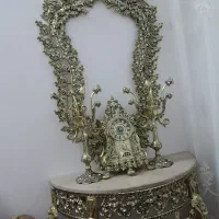 آینه شمعدان آلیاژ