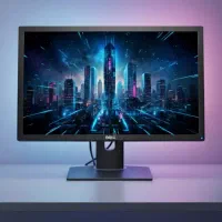 مانیتور 24 اینچ dell ( تلویزیون هم میشه )