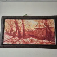 تابلو نقاشی پاییز کار دست