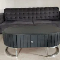 مبل 3نفره تخت خواب شو جک استیل میز وسط ومیز تی وی