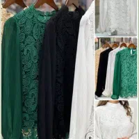 فروش شومیز دانتل مشکی مجلسی زنانه هدیه روز زن|لباس|مشهد, الهیه|دیوار