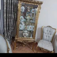 گنجه ورق طلا شیک|بوفه، ویترین، کنسول|بجنورد, |دیوار