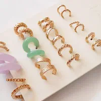 گوشواره نیم حلقهای 12 جفتی چند رنگ|بدلیجات|اراک, |دیوار