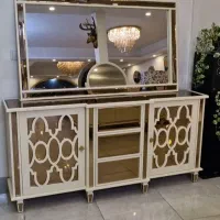 آینه کنسول حصیری بامبو|بوفه، ویترین، کنسول|اردبیل, |دیوار