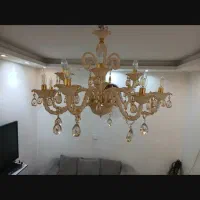 لوستر کریستالی۱۲شاخه بسیارشیک|لوستر و چراغ آویز|تهران, خواجه نظام الملک|دیوار