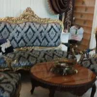 مبل هفت نفره آنتیک بدون میز