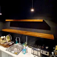 شلف دیواری چوبی