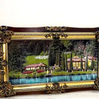 تابلو فرش طبیعت